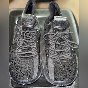 Steve Madden Black Rhinestone Women's Sneakers